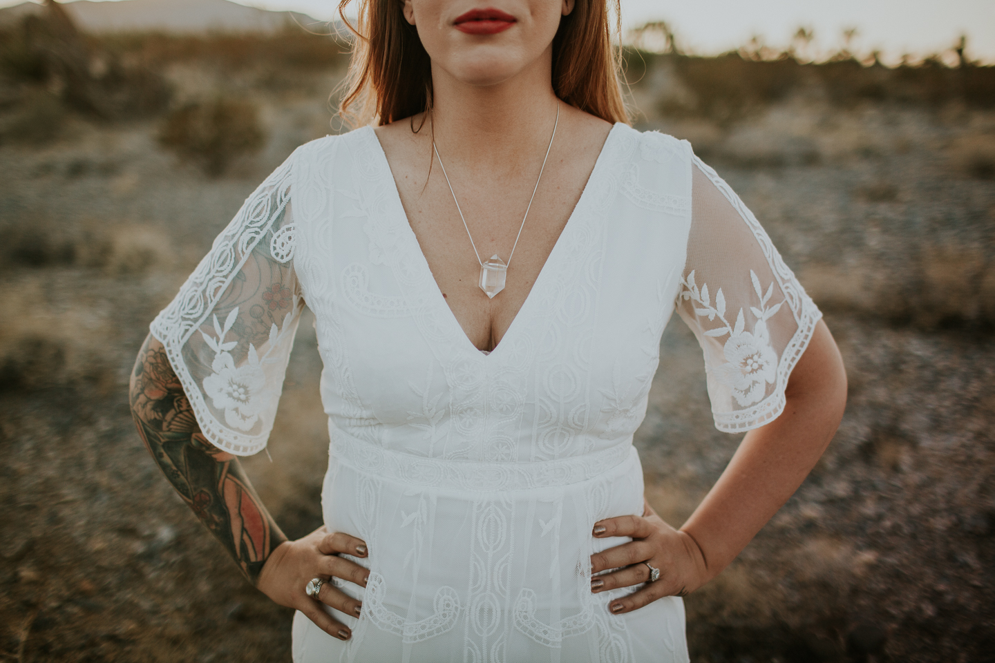 las vegas tattooed bride