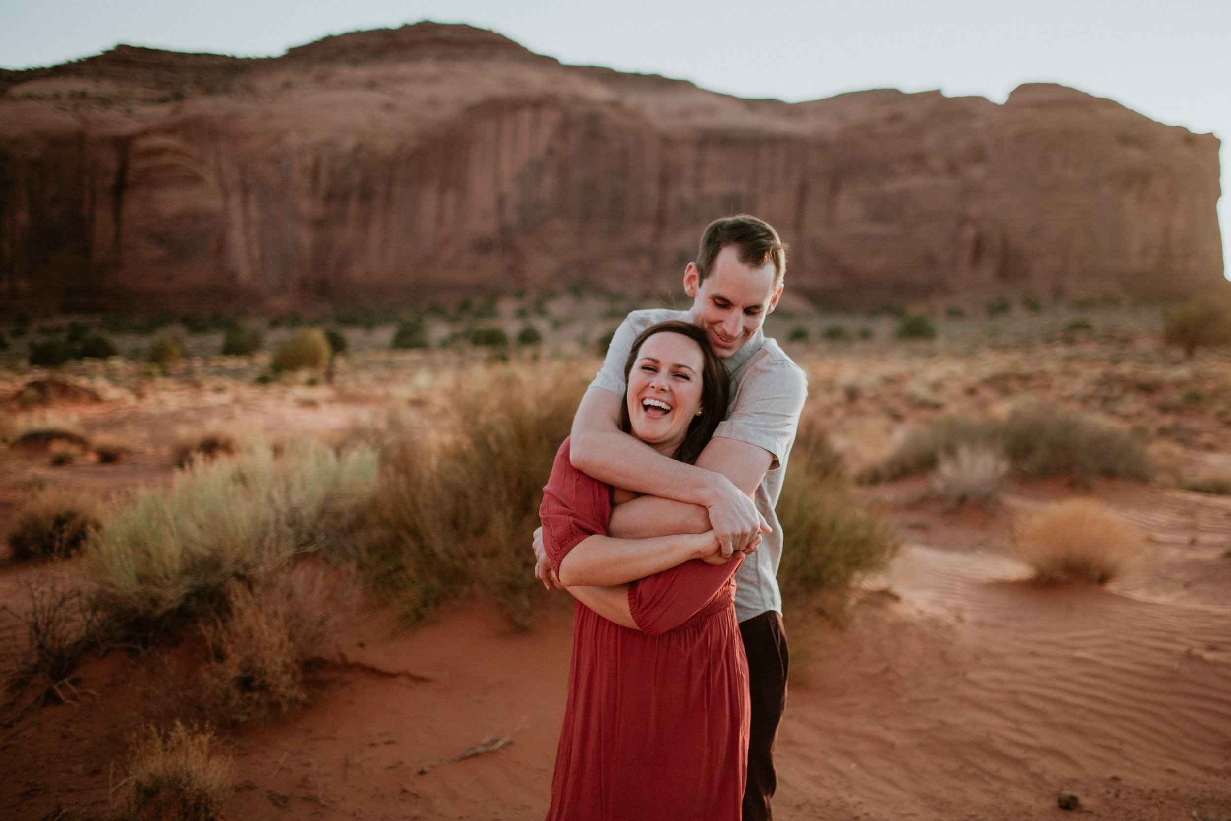 Monument valley engagement photographer