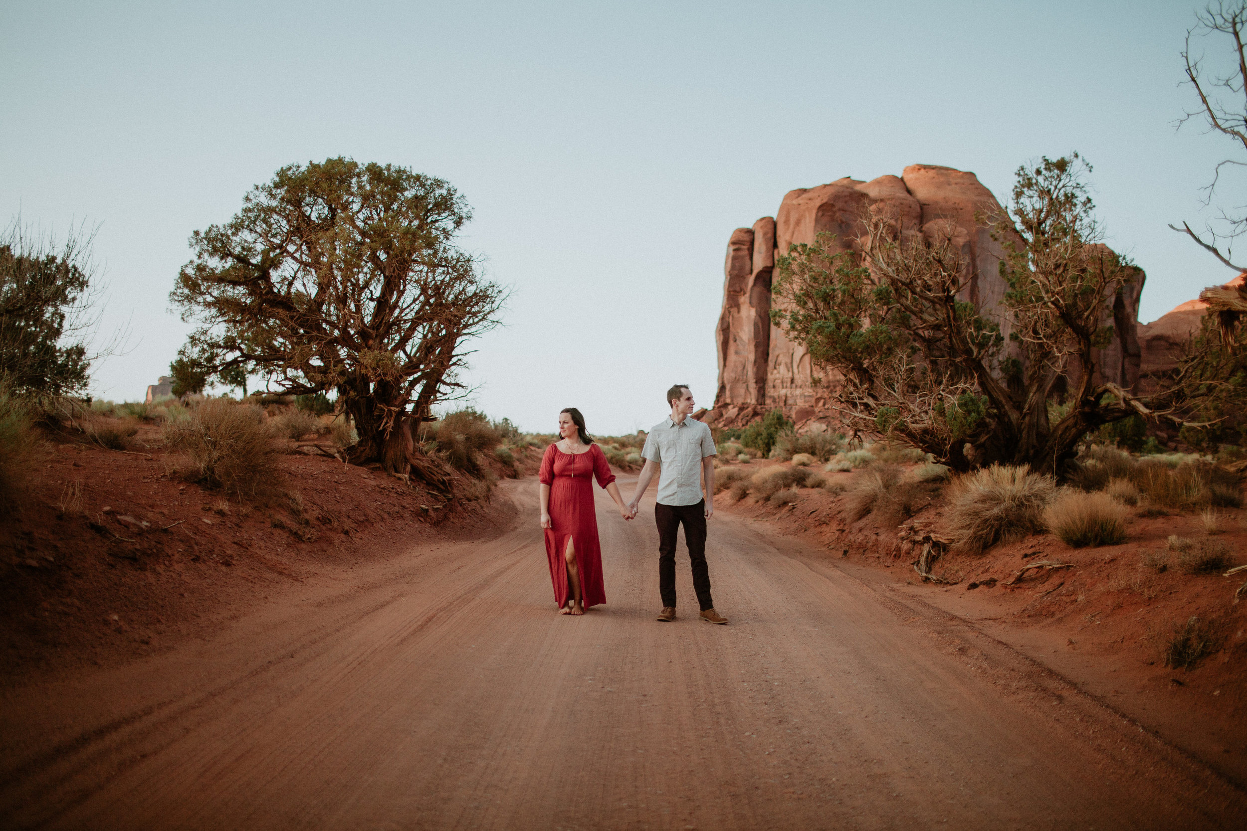 Monument valley engagement photography