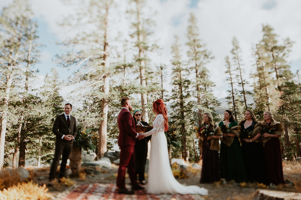 pokonobe lodge wedding ceremony   