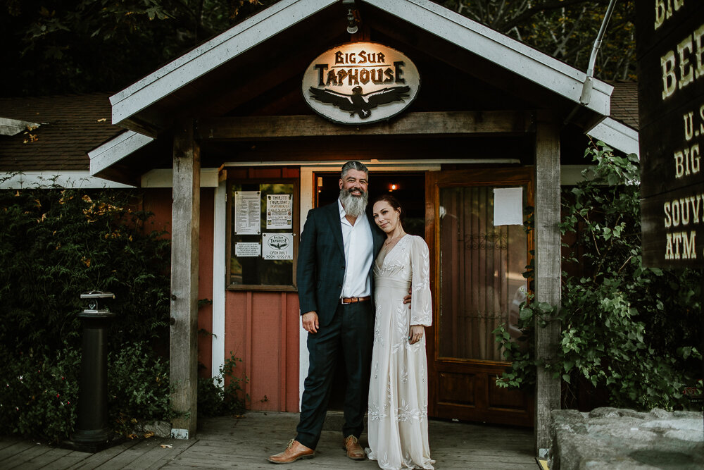 big sur taphouse elopement