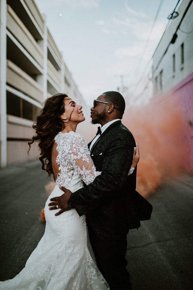 Las Vegas rooftop wedding