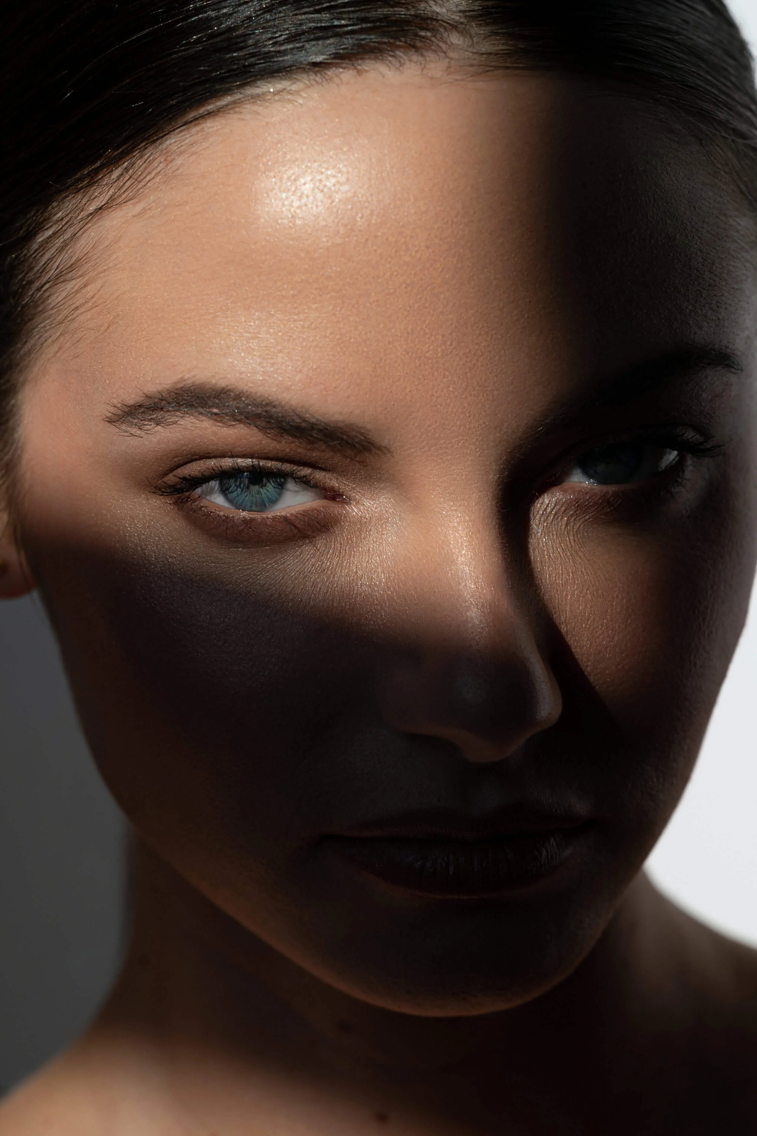 Woman in shadow photographed by Philadelphia Photographer Justus Henry