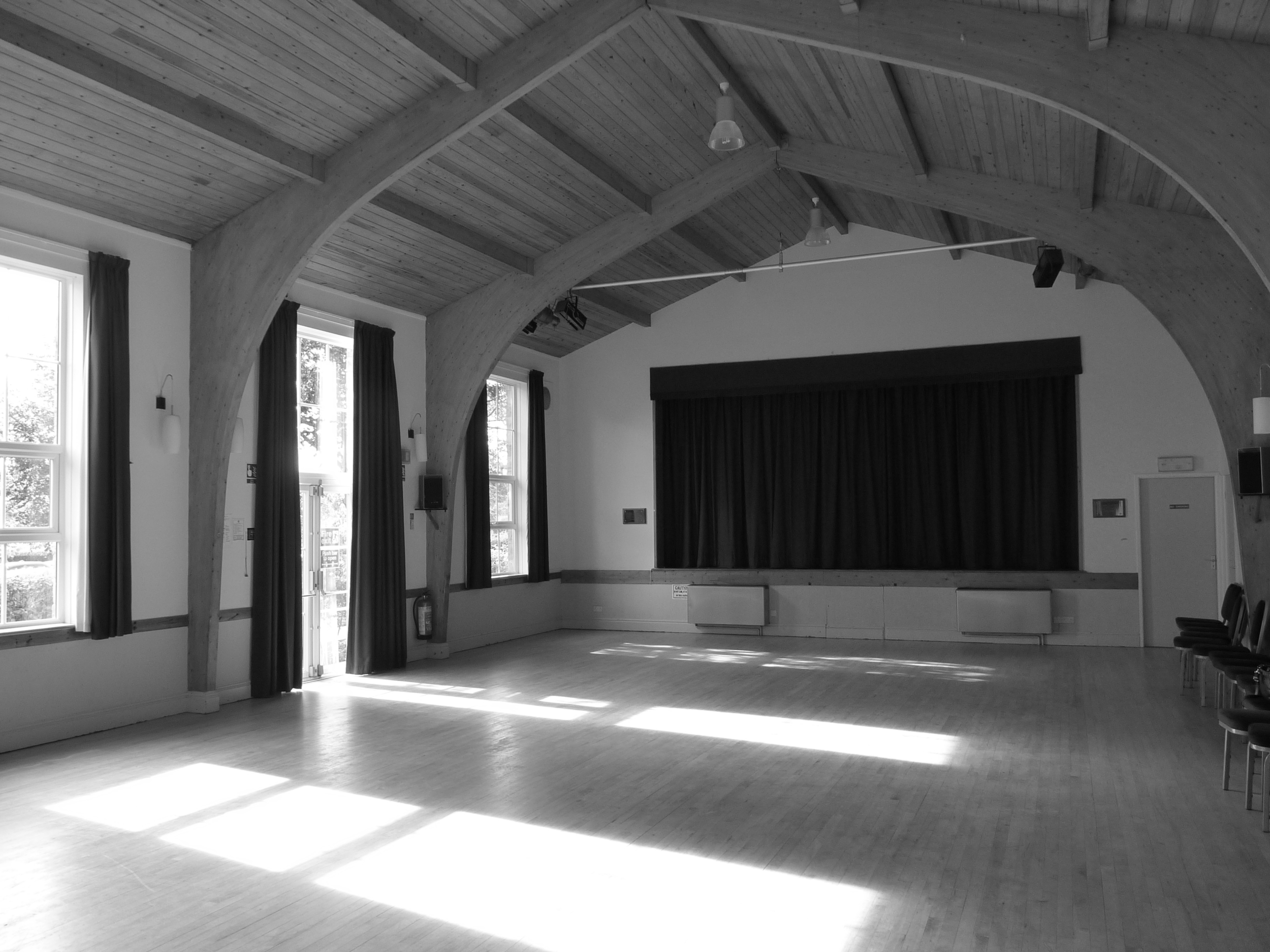 Enquire about booking the hall
