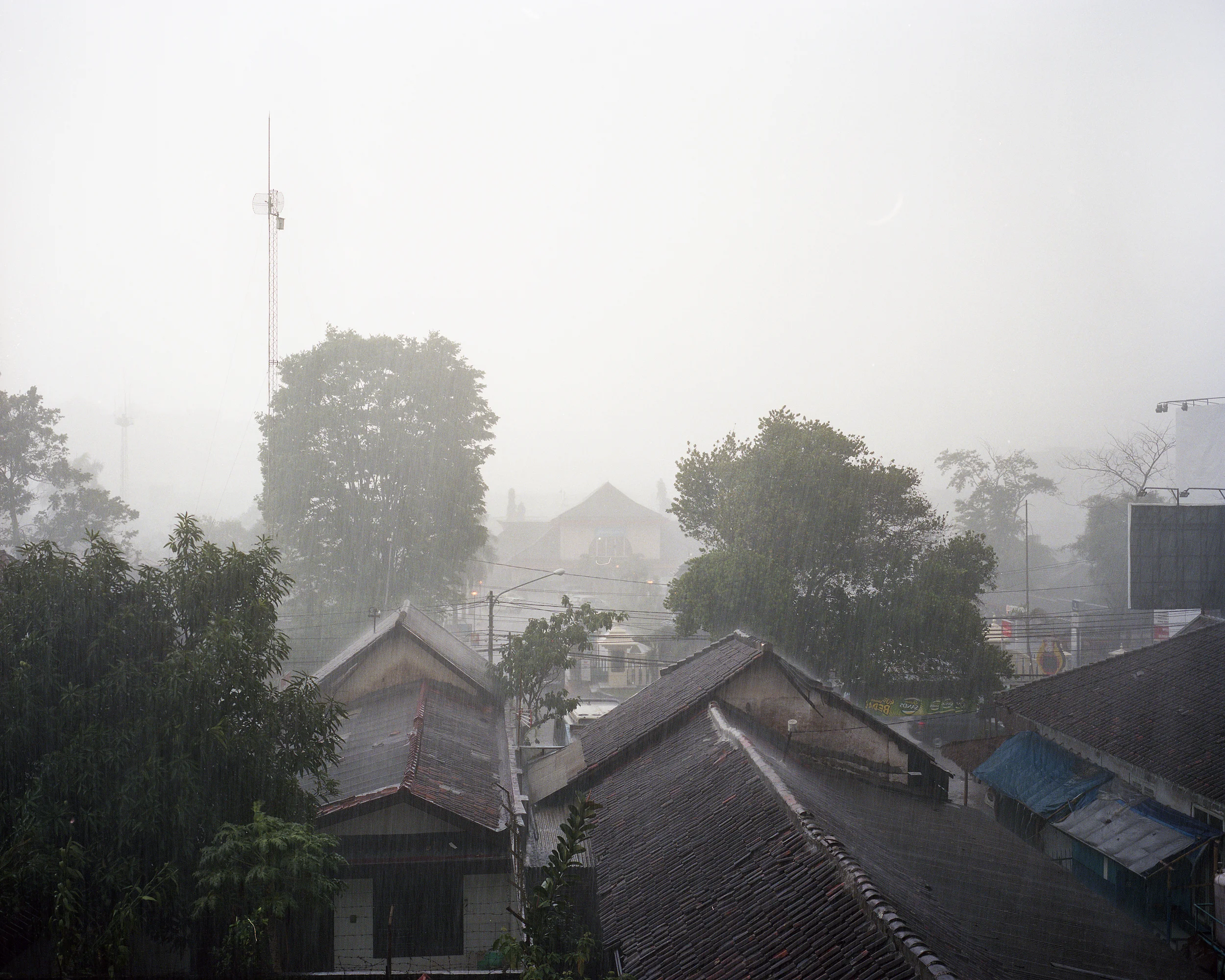 Rain, Bandung (Java), Indonesia