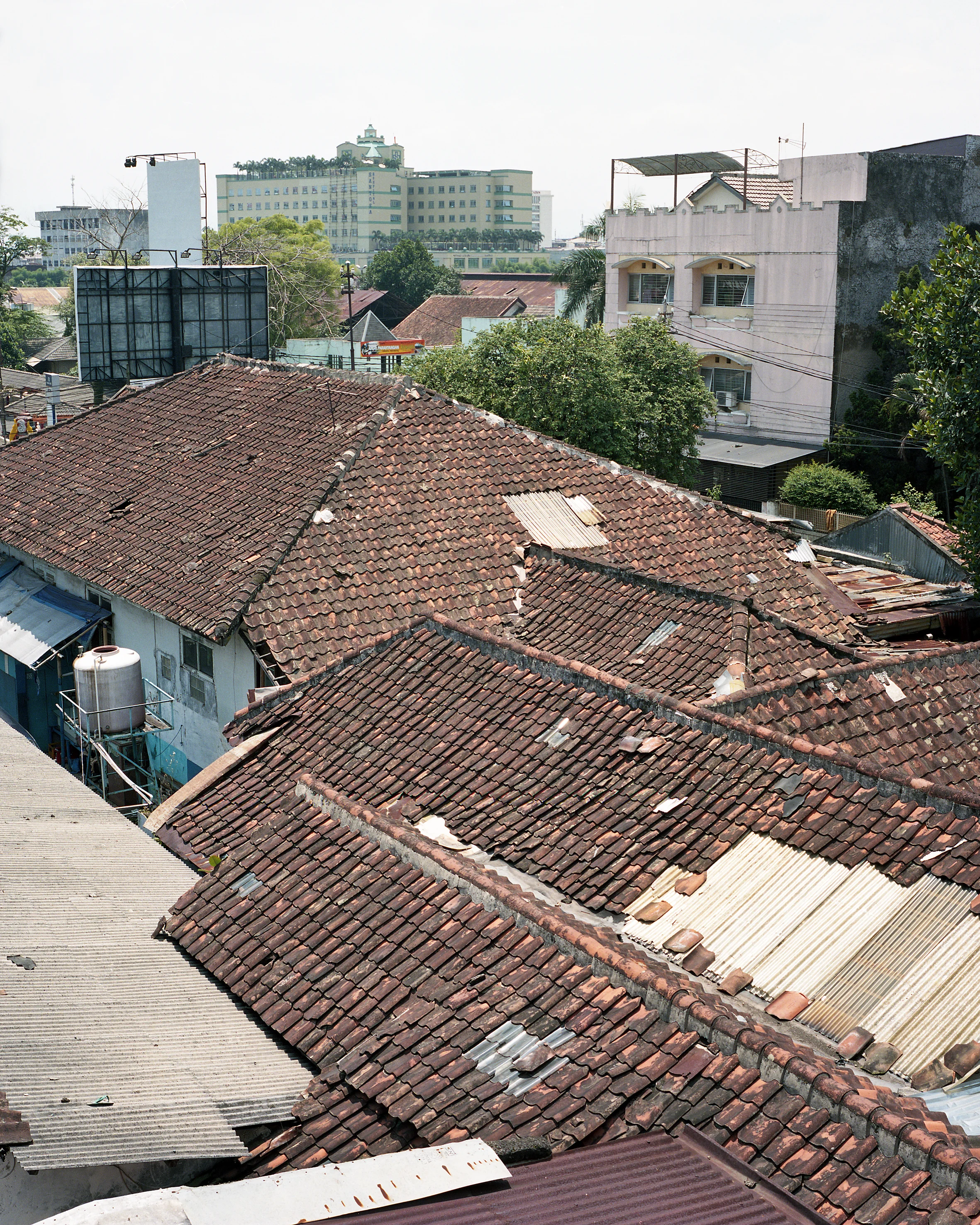 Houses and Hotels, Bandung (Java), Indonesia
