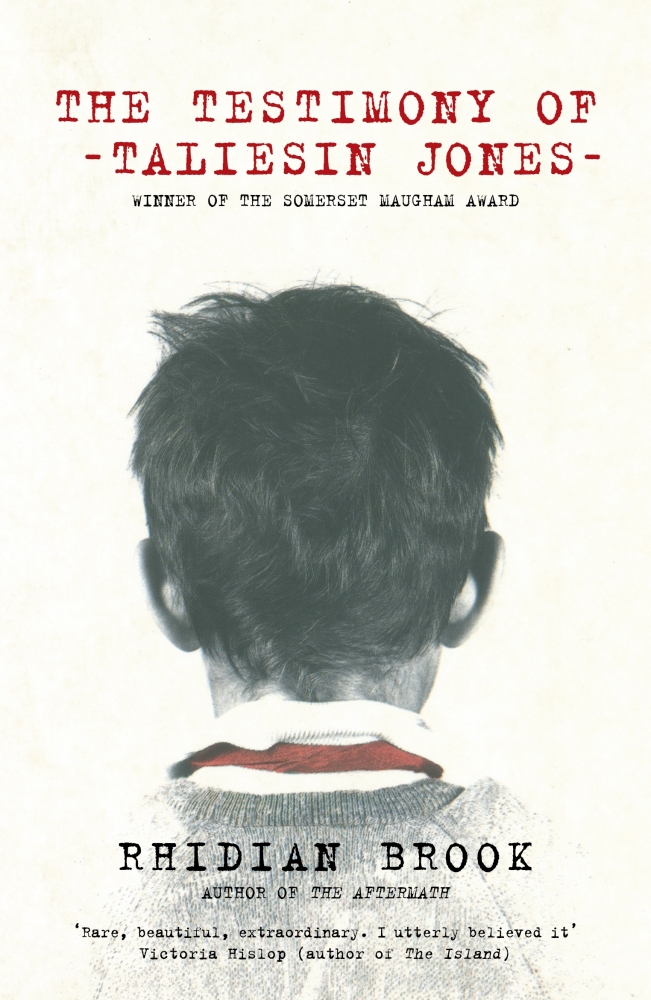 My first novel was called The Testimony Of Taliesin Jones . It tells the story of a boy's search for meaning and his spiritual awakening in the midst of a family break-up.