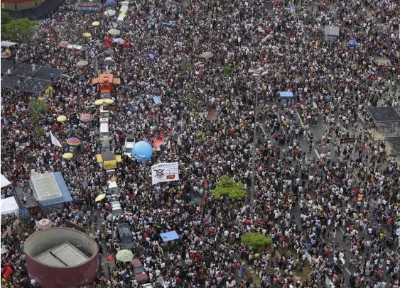 Manifestation EleNão à São Paulo