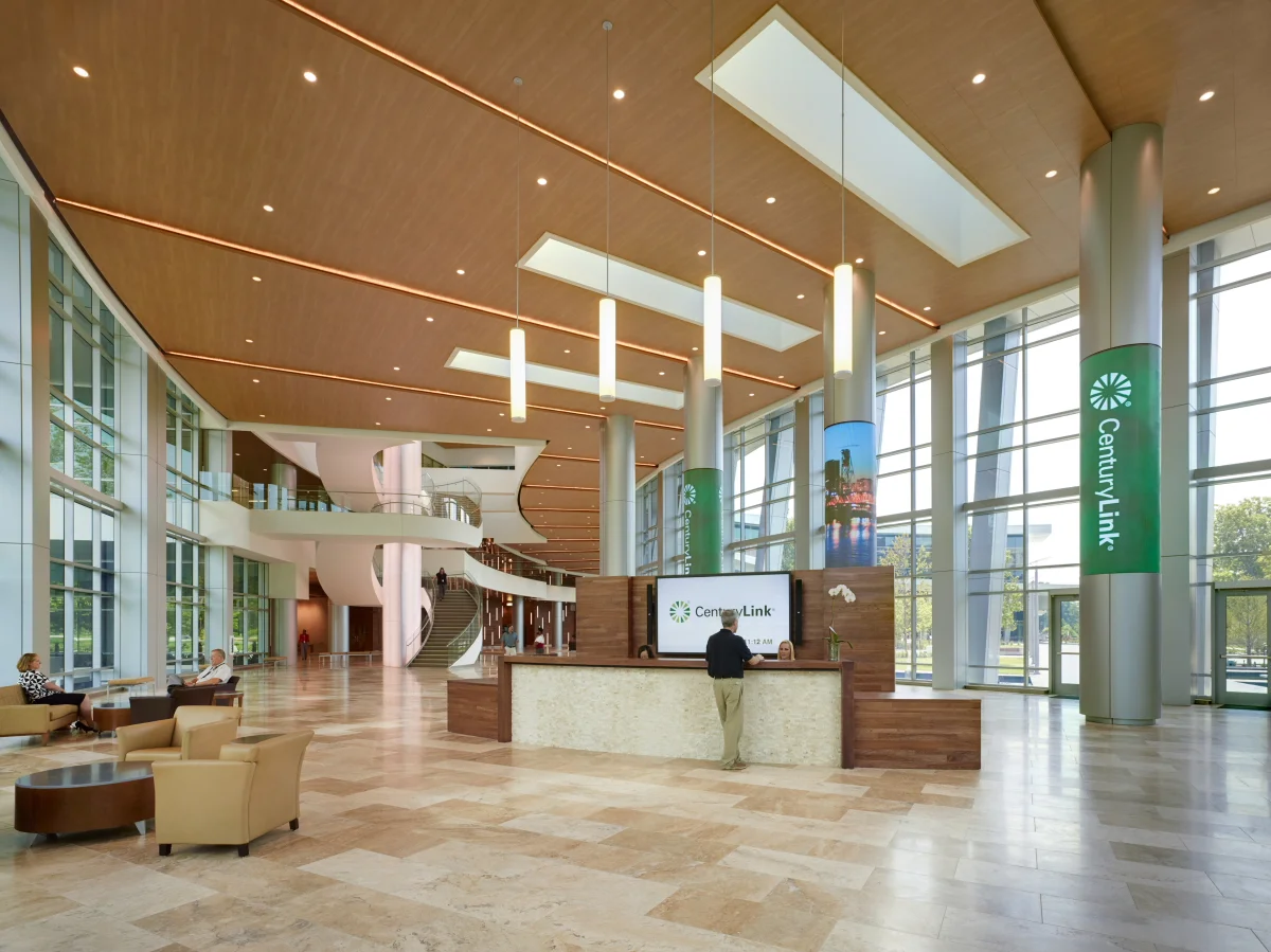 CenturyLink Technology Center of Excellence Reception Atrium