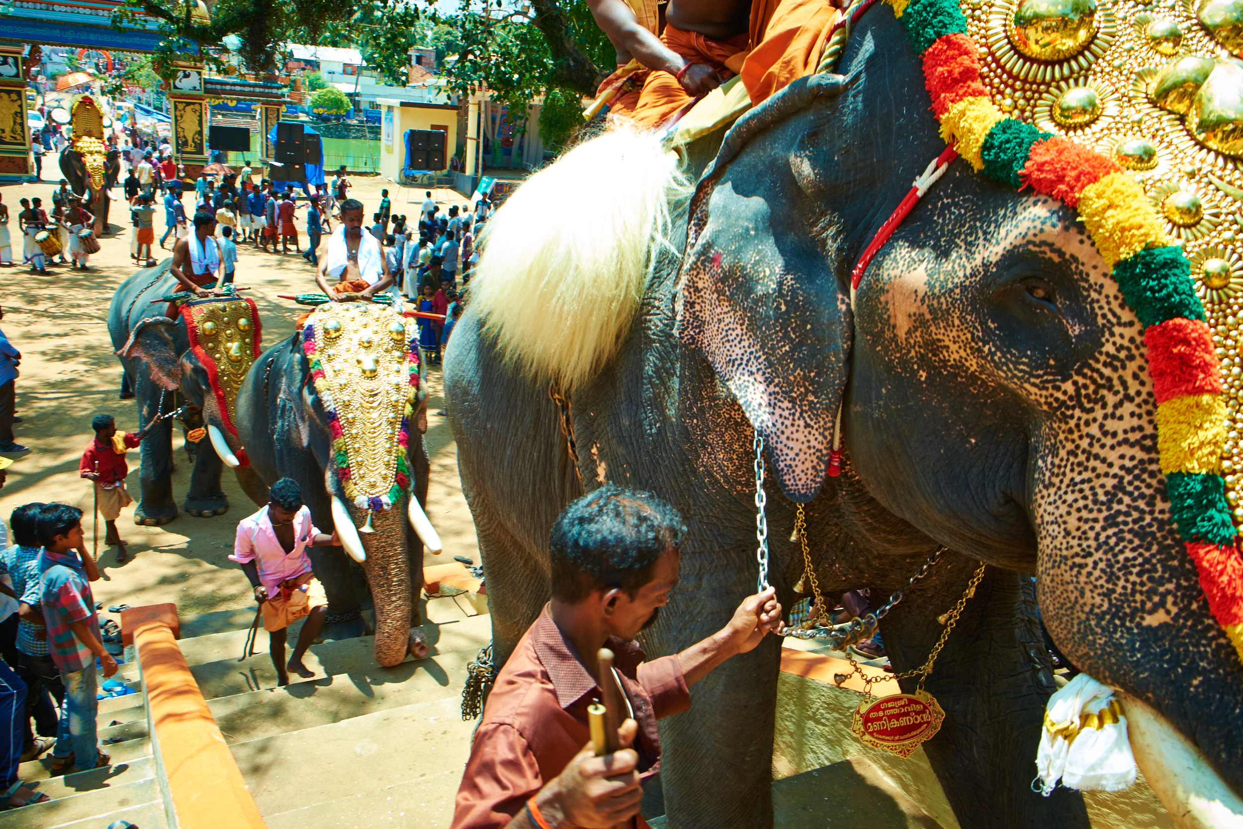 Ascent into Asramam, Kollam.