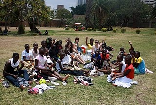 Sex-Ed Classes with our SHOFCO Girls