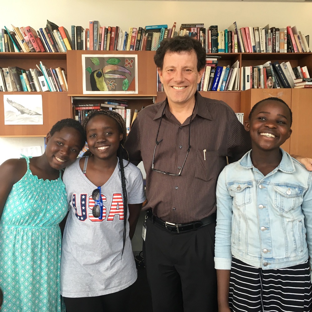  Beldin, Eunice, Nicholas Kristof and Martha in the  New York Times  building. 