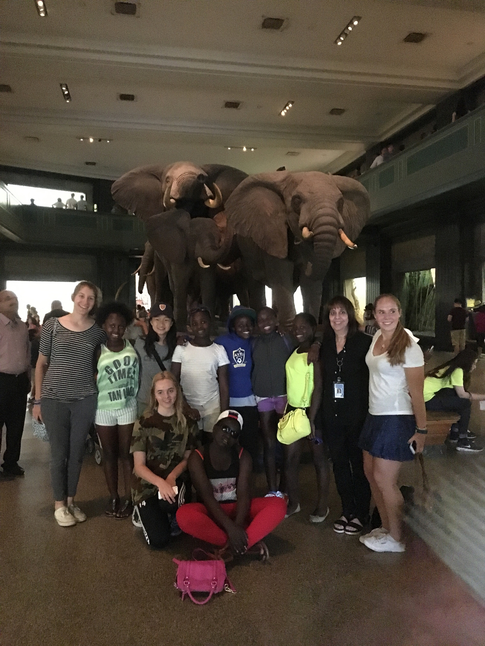  A visit to the Museum of Natural History with students from the Chapin School 