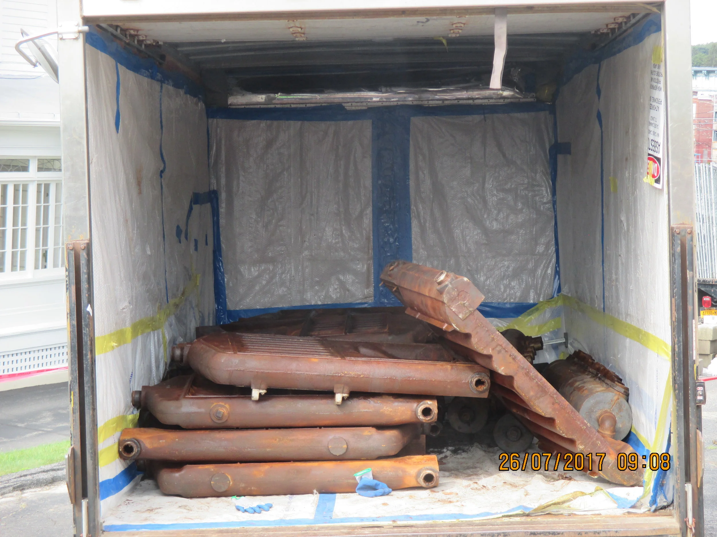 Removal of 1904 boiler