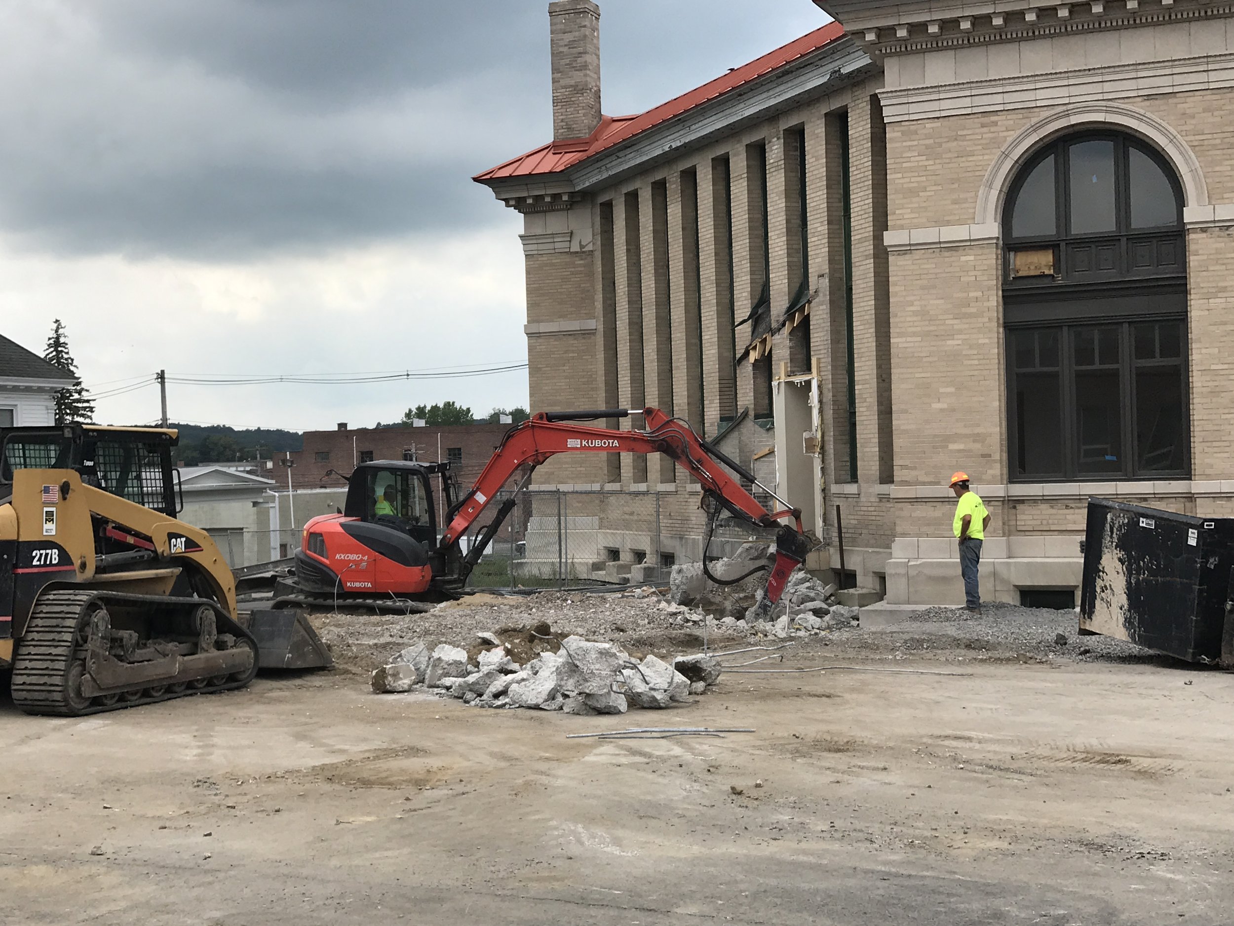 Removal of 2005 handicap entrance