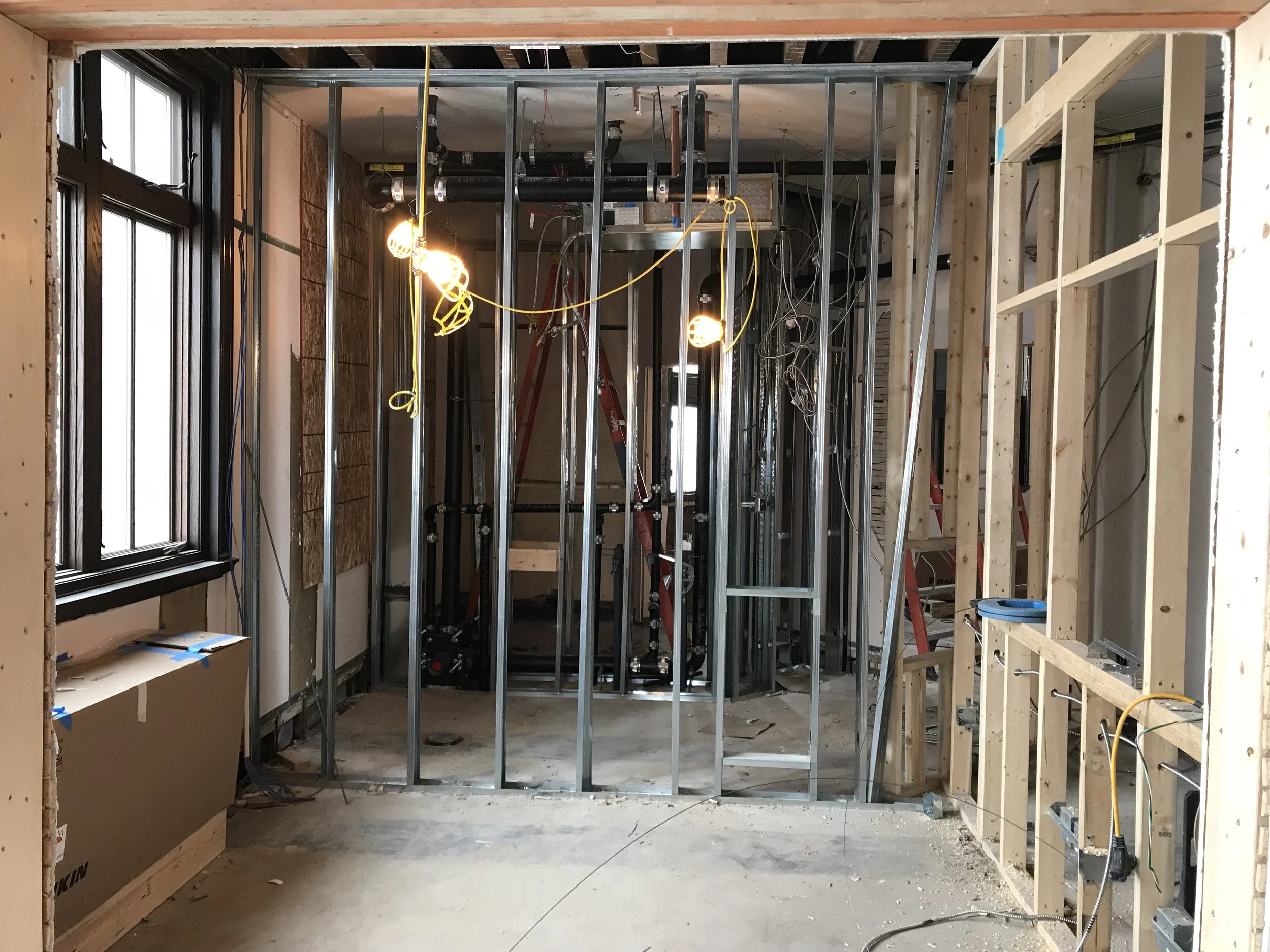 Small meeting room in former nonfiction room