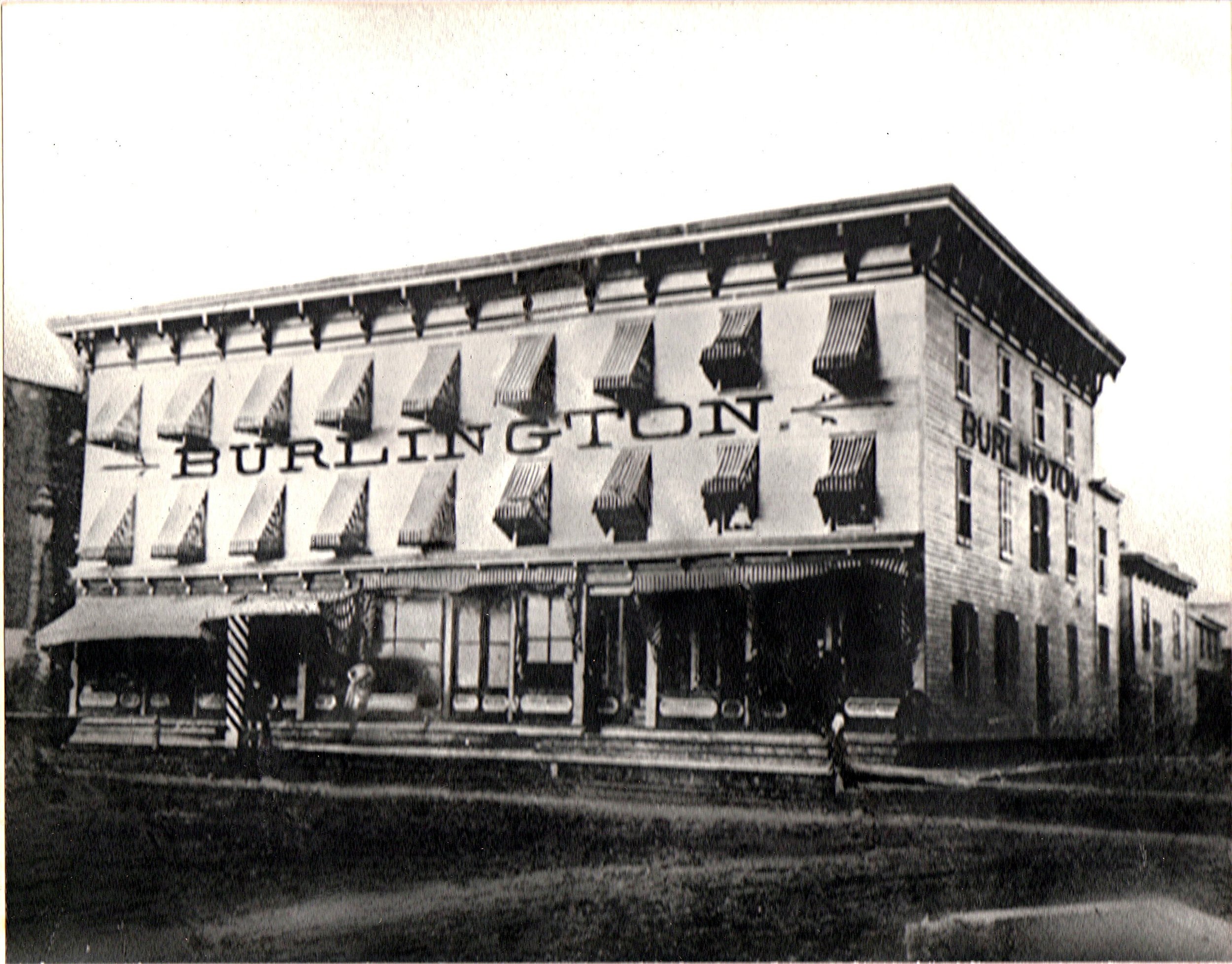 Burlington Hotel c. 1883