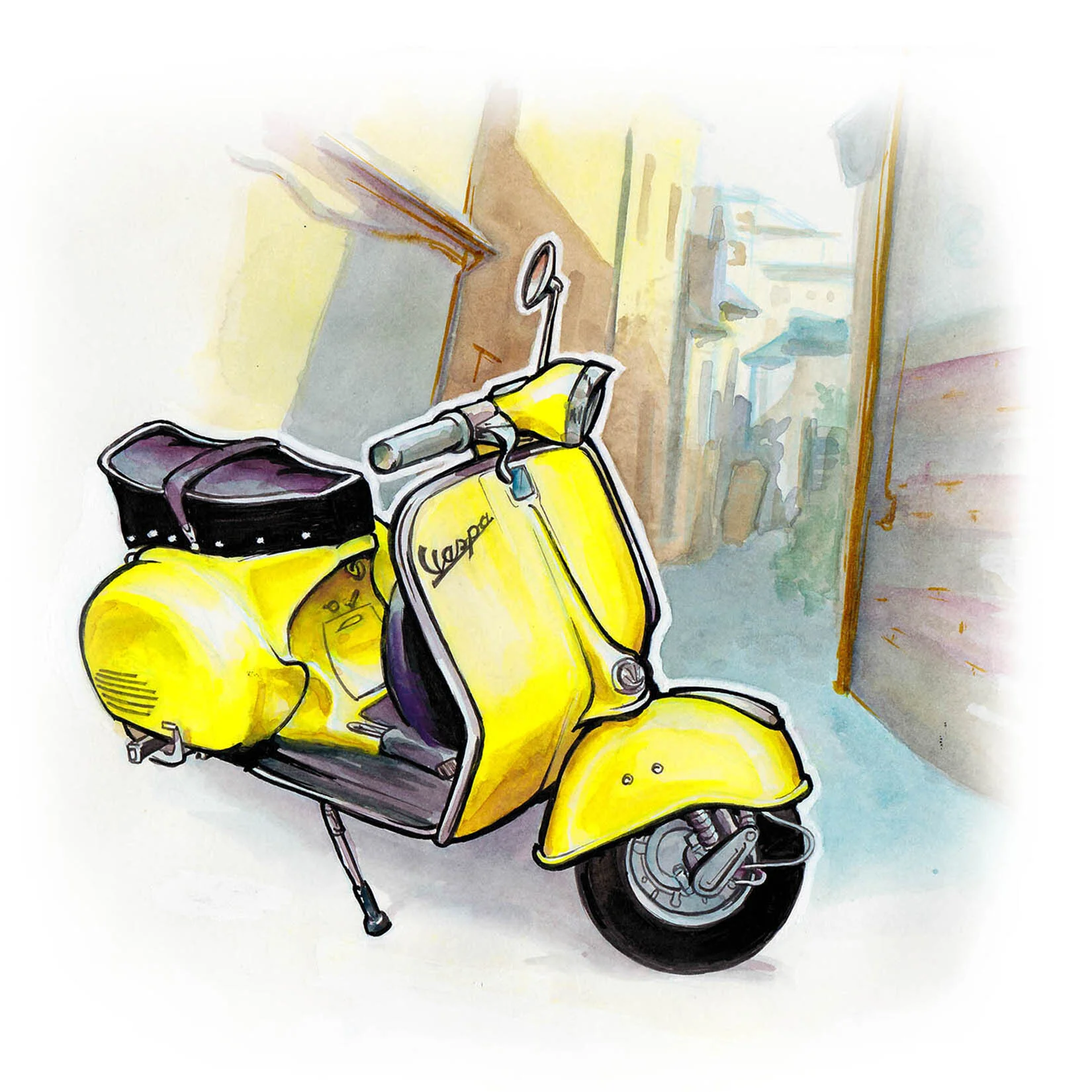 Vespa Giallo