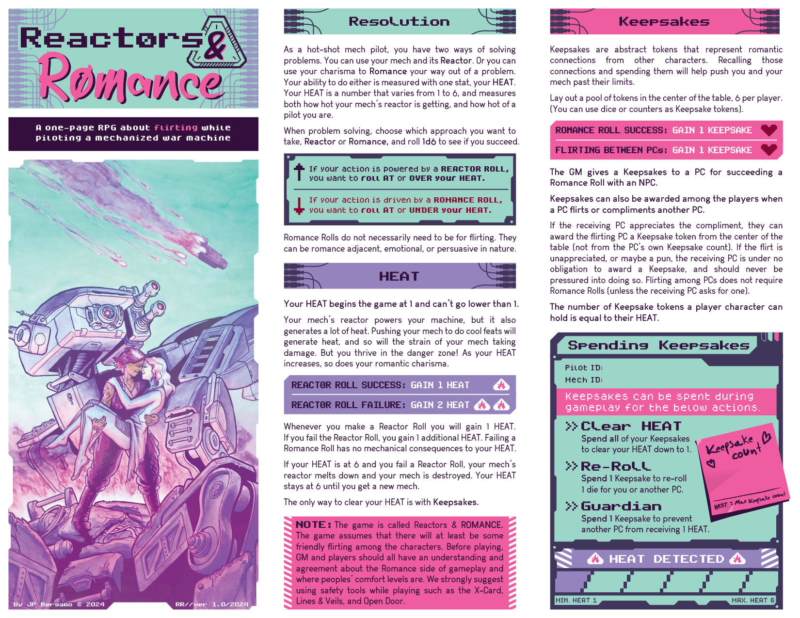 Reactors & Romance - TTRPG