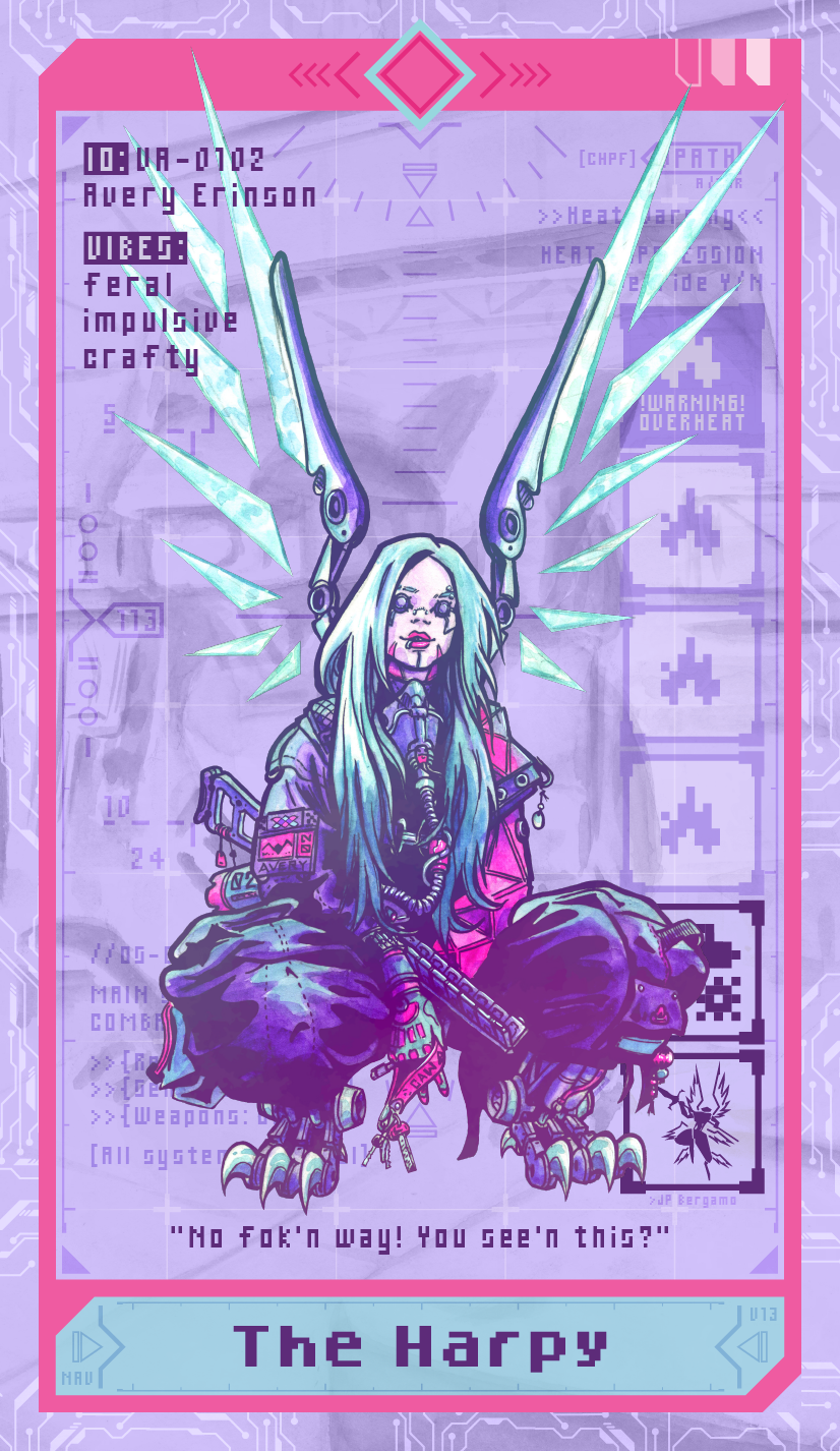 The Harpy - Tarot