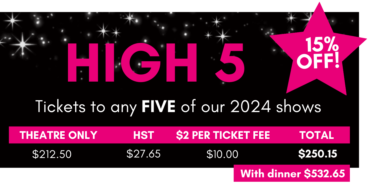 Last day to book a High 5 Package is the end of Girls Night Out – August 10