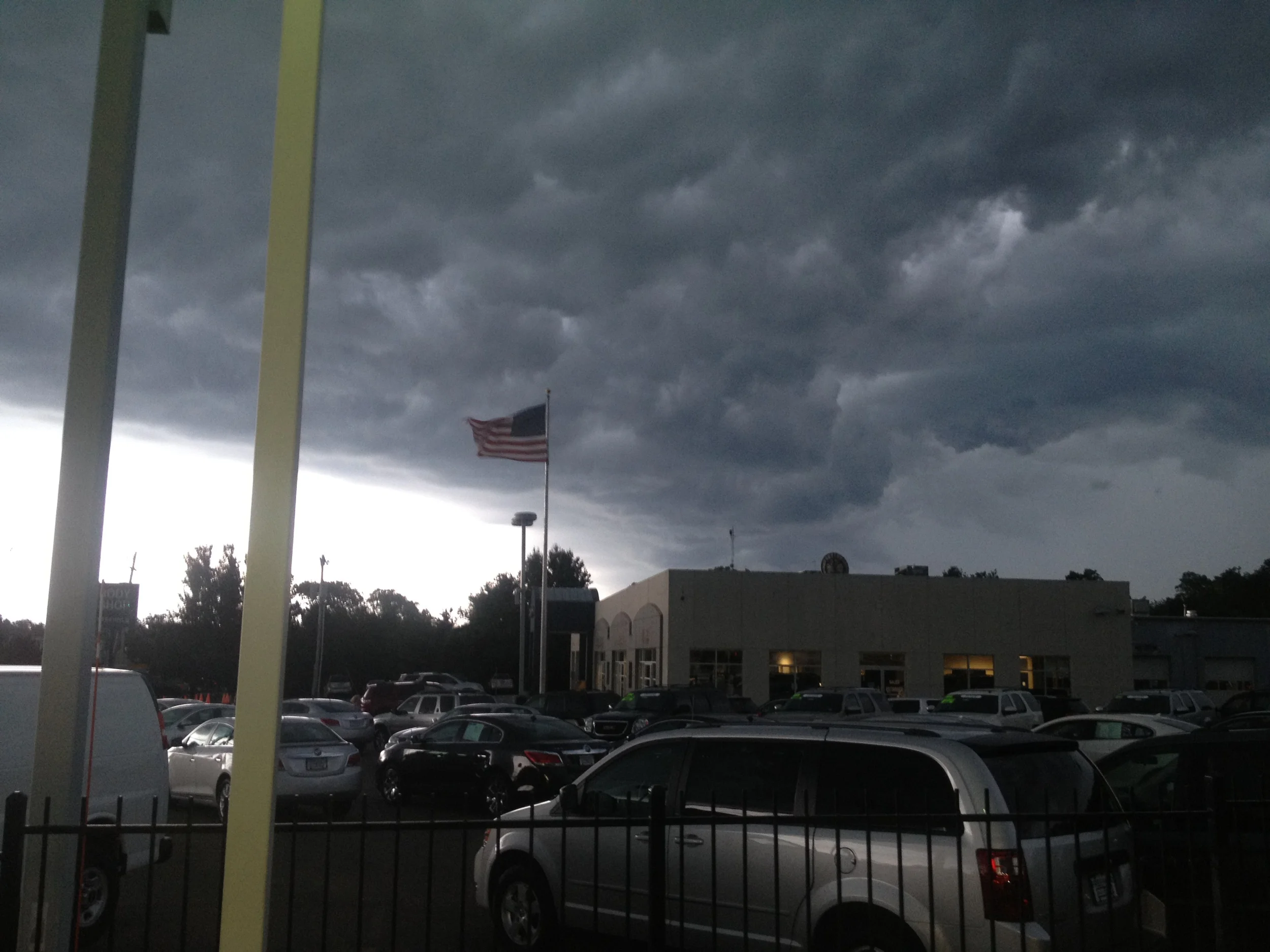 Storm is comin' but the show must go on