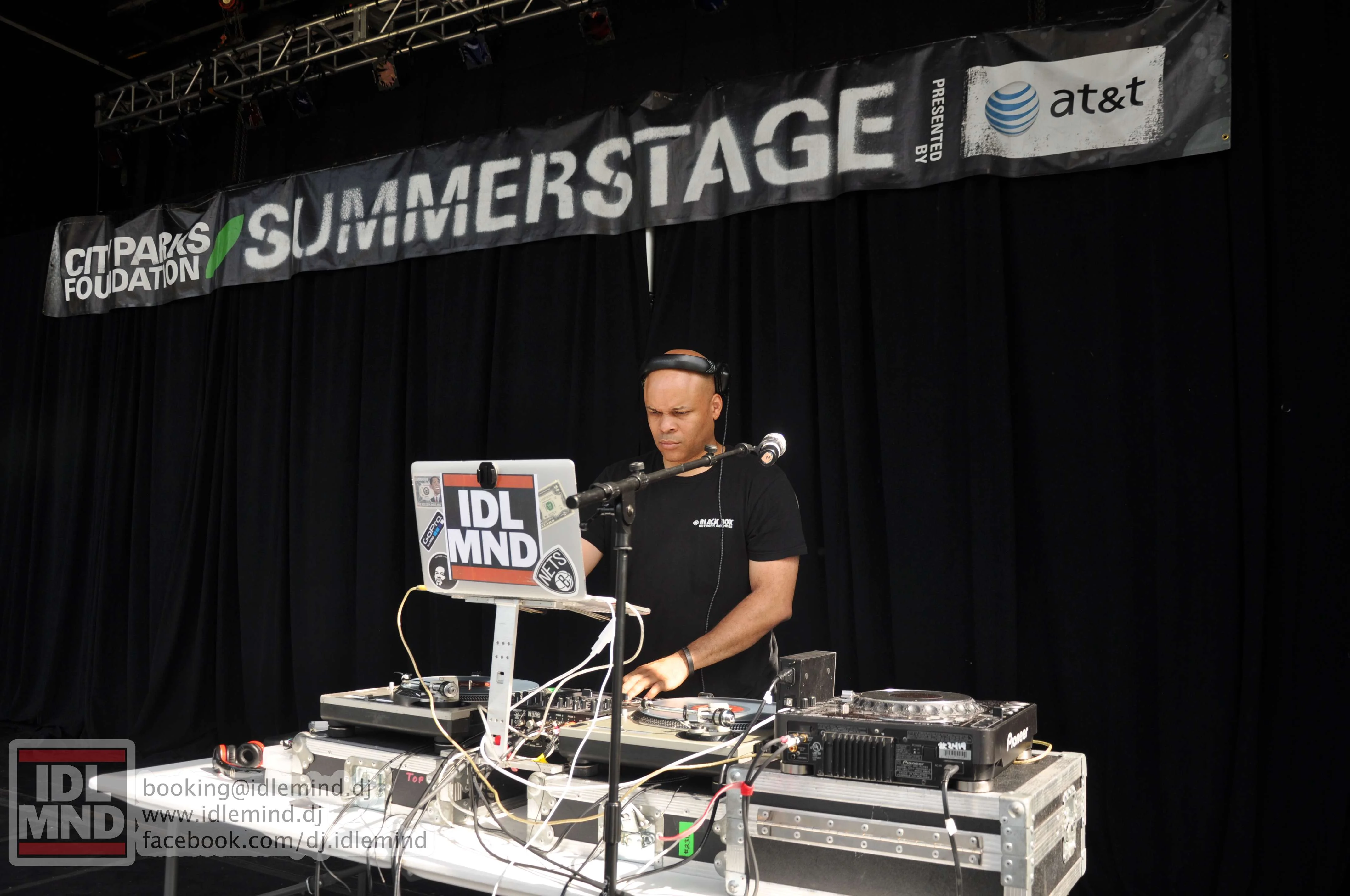 DJ Idlemind at Summerstage 2013 - Bronx Family Day
