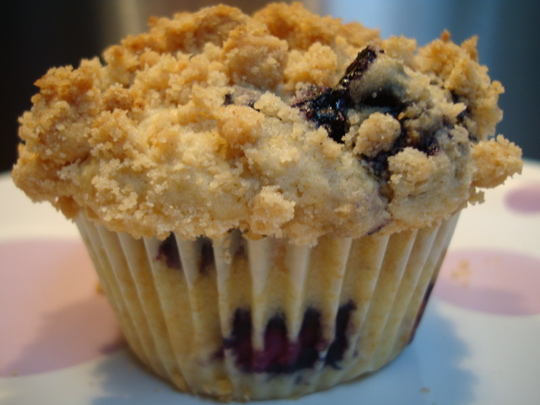 bursting with blueberries and ready to eat!