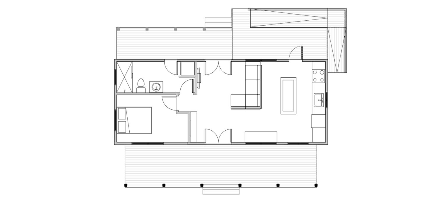 Reclaimed Space | City Dweller Floor Plan