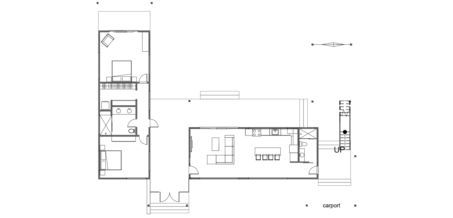 Reclaimed Space | Pond Residence Floor Plan