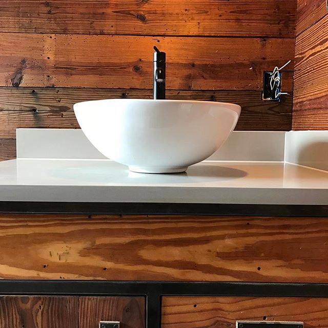 Fresh countertops! Spa-esque fixtures and finishes for this contemporary dream home.