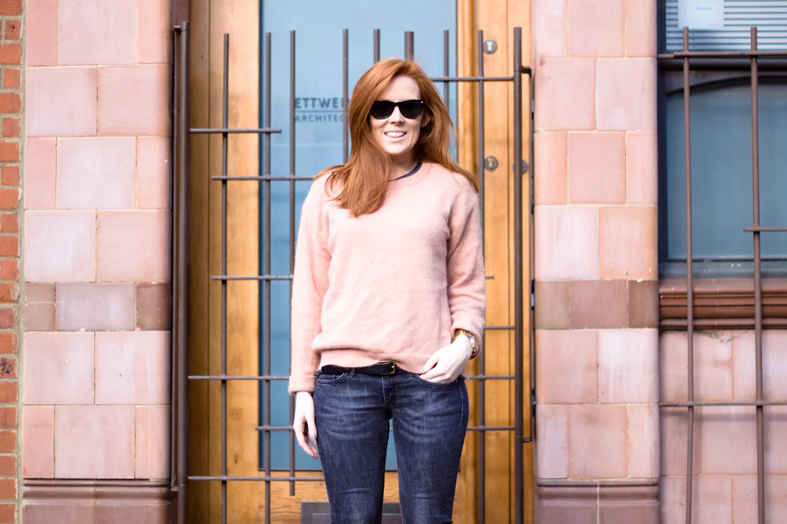 Essentiel Jumper/ H&M jeans / Zara tee and heels