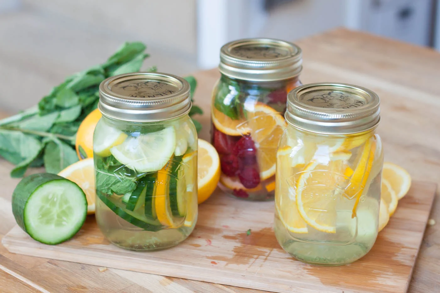 Fruity Detox Waters