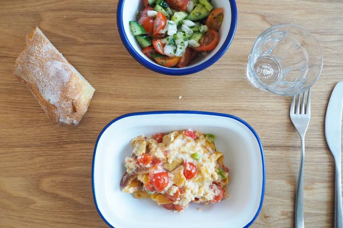 Mexican scrambled eggs