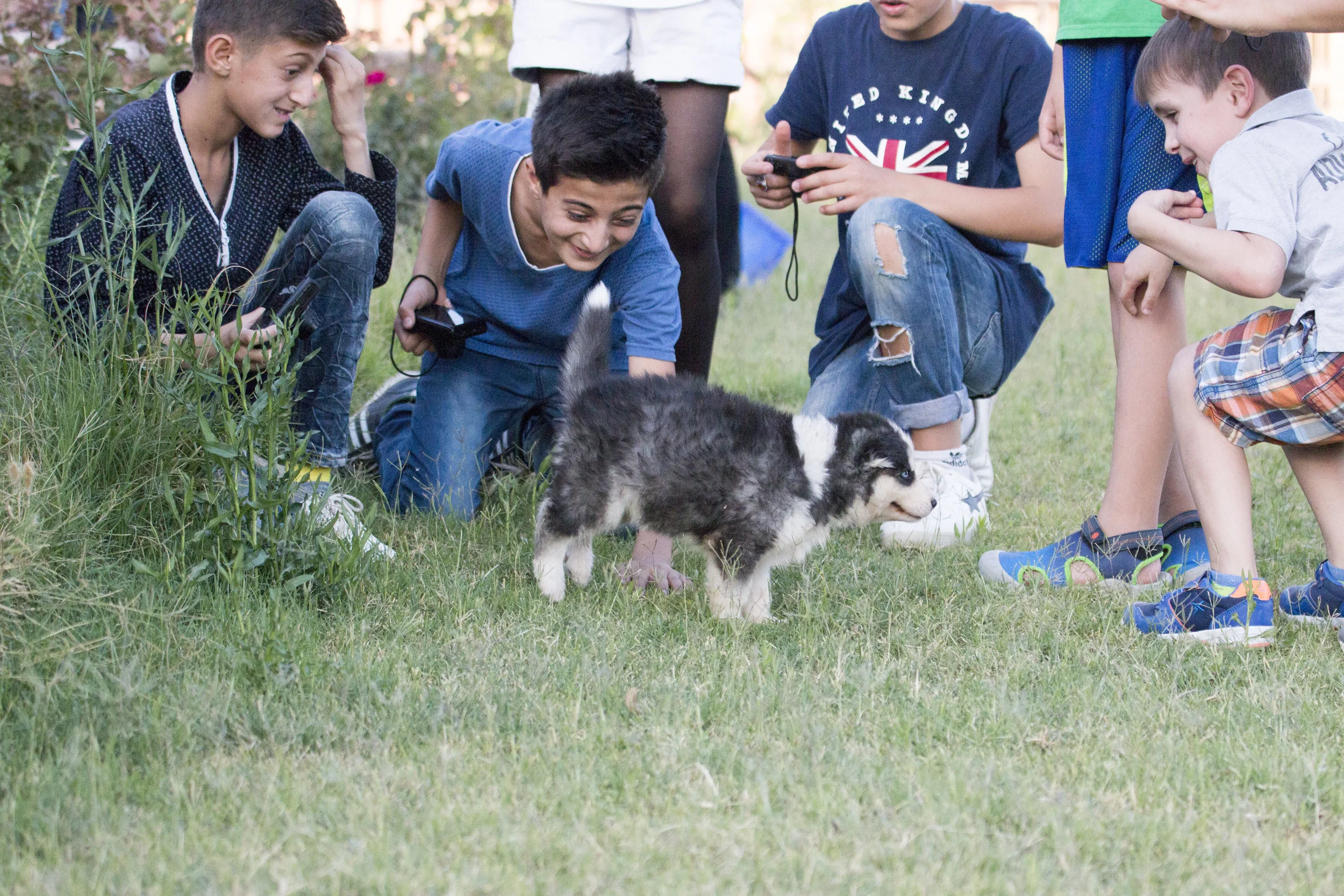 We get to teach them to love and care for God's creation. To be gentle with His creatures.