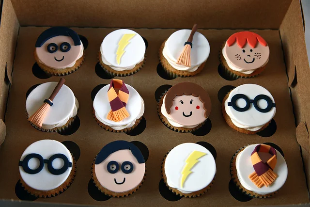 Olivia's Harry Potter cupcakes