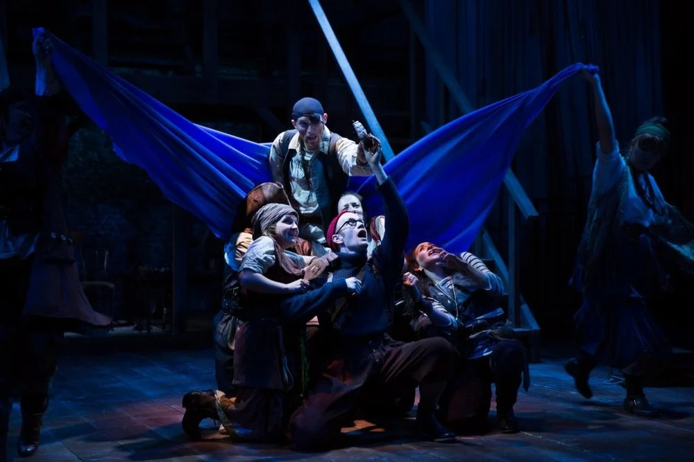 The Stowaway Based on the plays of William Shakespeare by: Drew Petersen Presented by Trusty Sidekick Theatre Company at Classic Stage Company, 2017 Director: Drew Petersen, Choreographer: Sabrina Jacob Scenic Designer: Anshuman Bhatia Costume Designer: Natalie Loveland Lighting Designer: Jane Chan Puppet Designer: Spencer Lott Photographer: Buatti-Ramos Photography