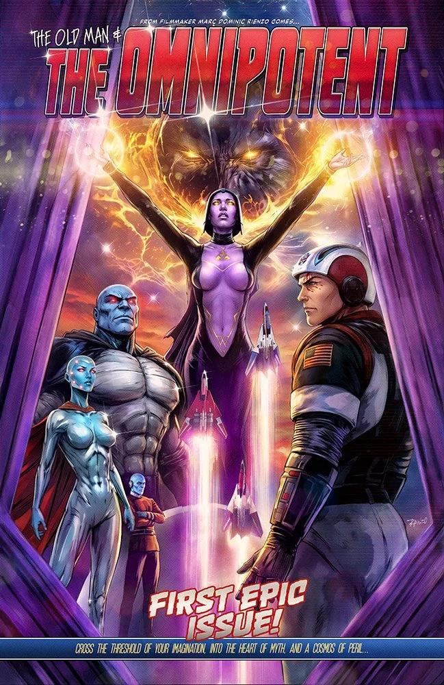 The Old Man & The Omnipotent space opera fantasy comic series issue #1 cover