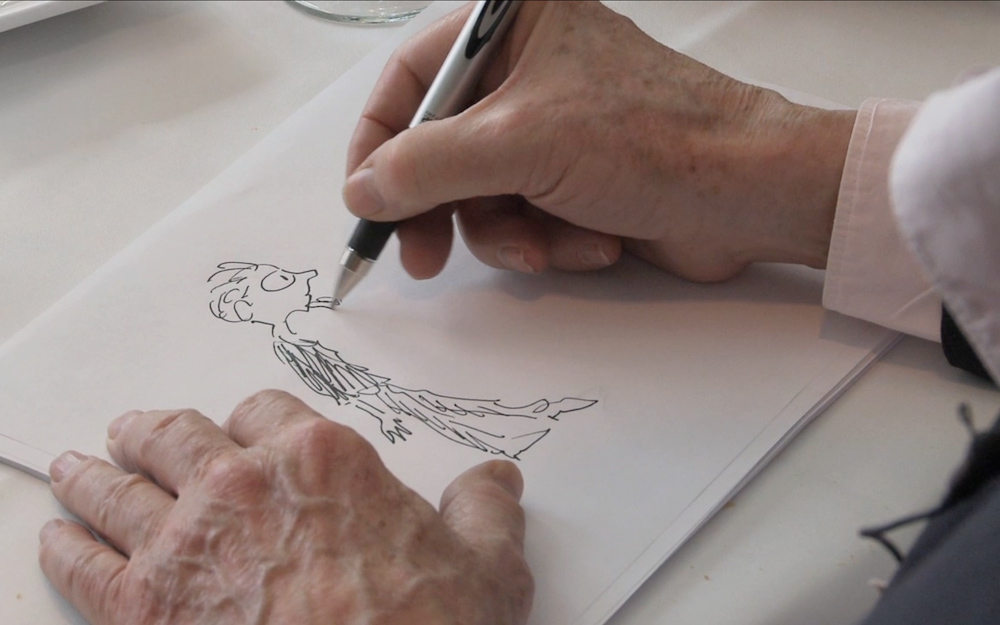 Jules Feiffer Drawing Milo