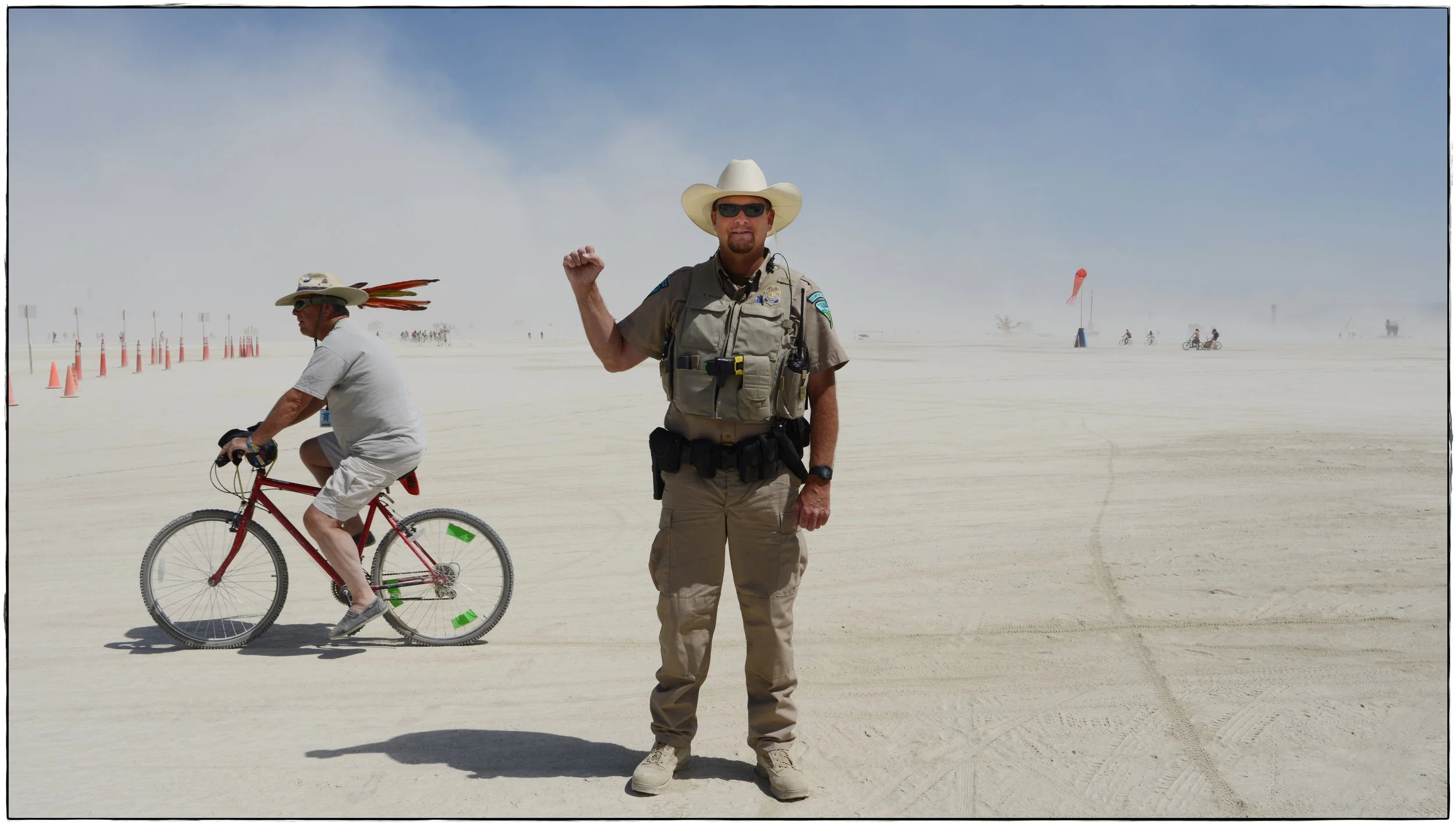 Another Ranger who holds in his discrete binoculars. (click on image to enlarge)