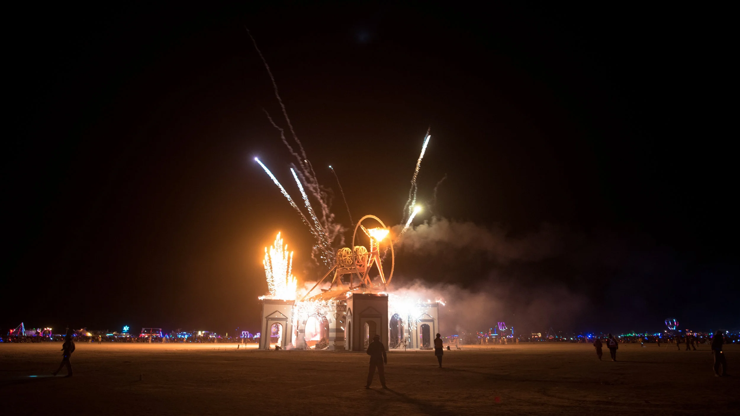 The Man burns. (click on image to enlarge)