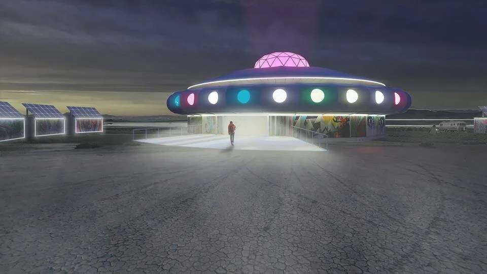 STARSHIP incorporates repurposed shipping containers, solar photovoltaic, water harvesting, ... [+]Alexander Dzurec, Ivan Spratte, and Tim Schwartz