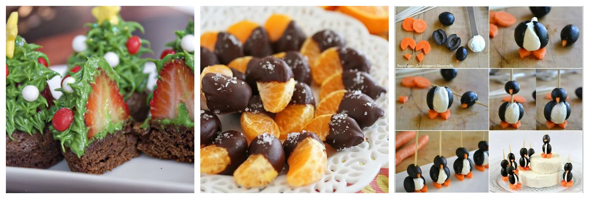 I came across these on Pinterest.. these trees are by ericassweettooth.com and the oranges by thecomfortoffood.com, the penguins didn't have a link.