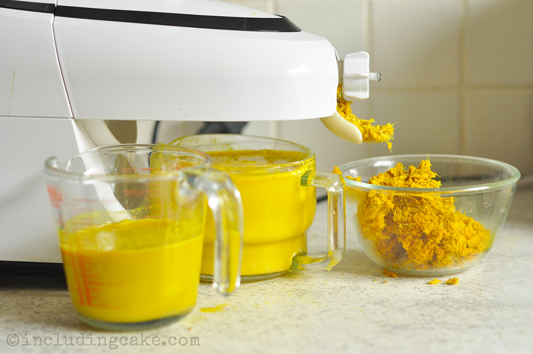 You get a surprisingly good ratio of juice to fibre!