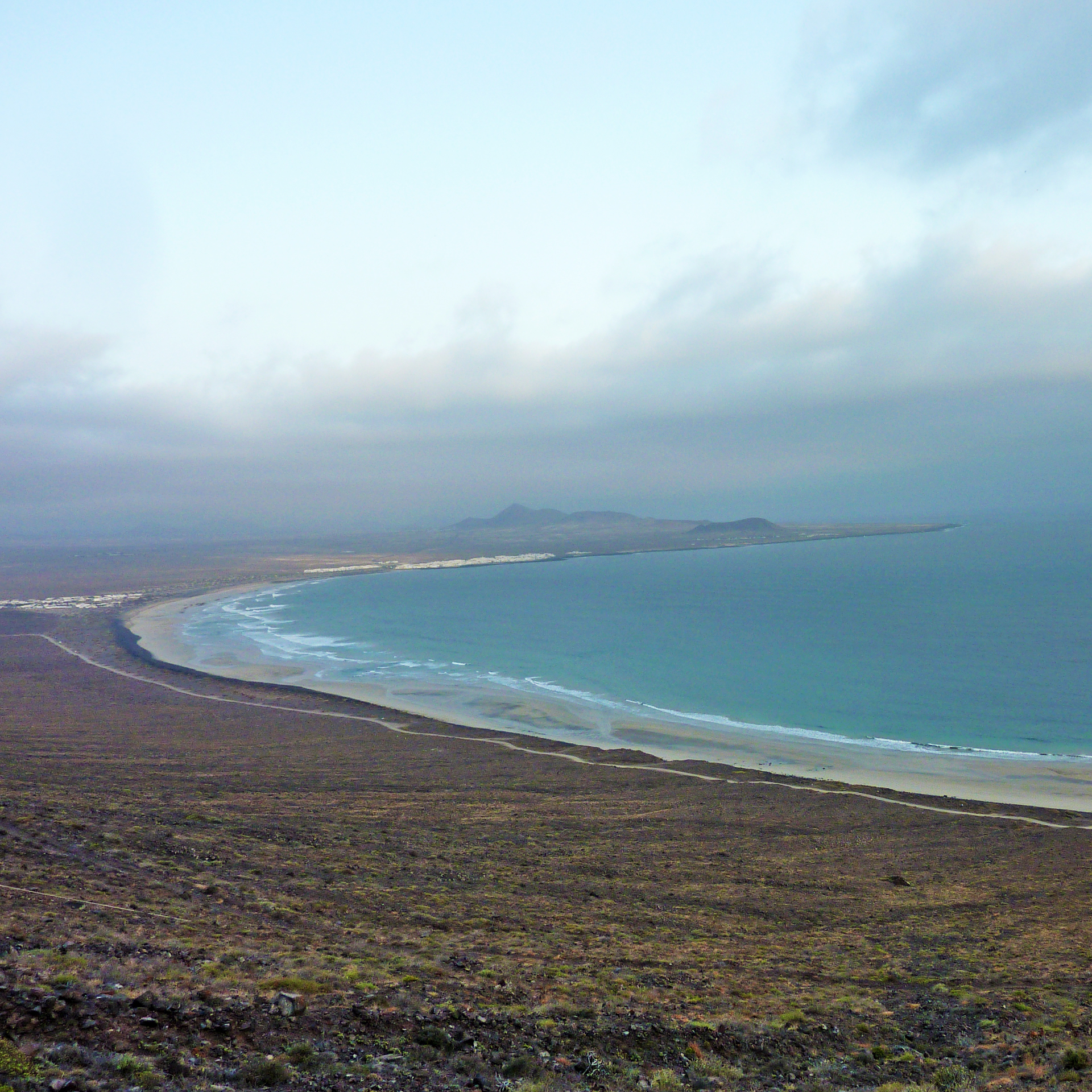 Beautiful early morning walk at Playa Famara