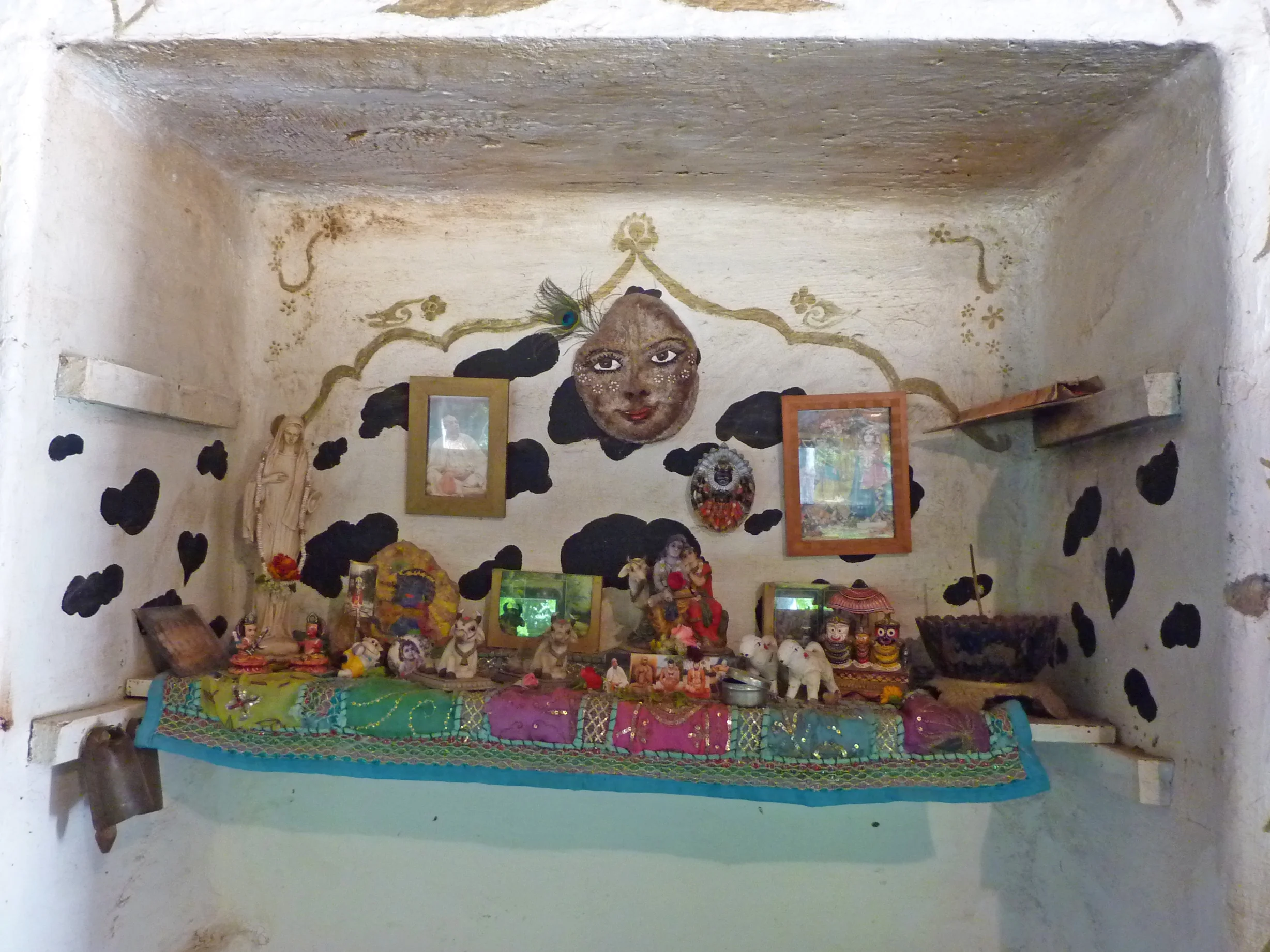the cow 'shrine'