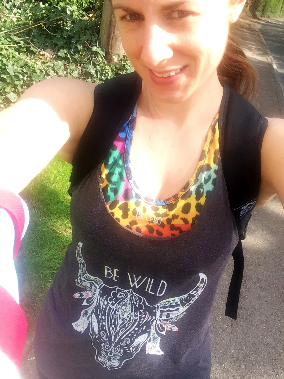 ...a quick t-shirt selfie as I was walking into town after my hospital appointment :-)