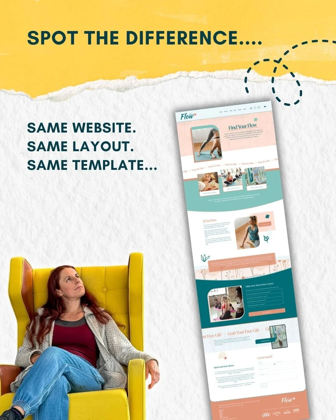 I&rsquo;ve been having some fun with my websites so thought I&rsquo;d give you a visual demo&hellip;

Same website. 
Same layout. 
Same template. 

Completely different personality, but ALL I've changed here is the colour palette (oh and a couple of 