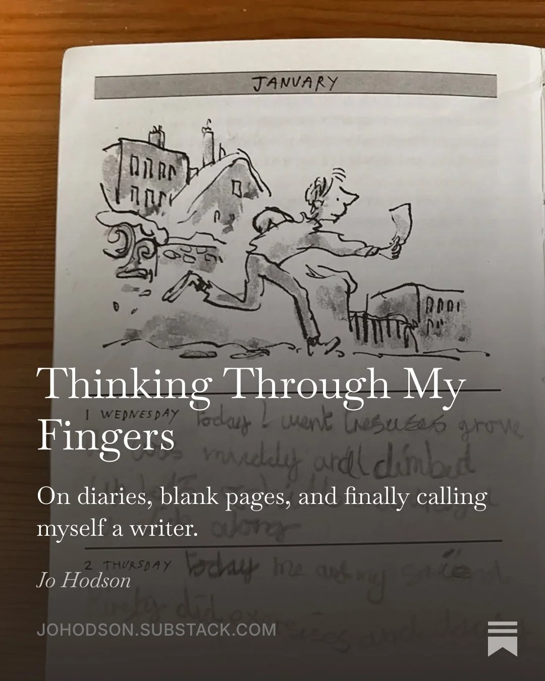 I've spent four decades writing - diaries, stories, blog posts, magazine articles, books, little snippets here on the gram - yet somehow I never really called myself a writer.

I think I was waiting for some external proof. A physical book. A title. 