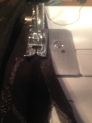 SEWING THE BINDING TO ENCLOSE THE SEAM